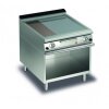 Baron Afg Gas Brat-Grillplatte FTLRGVC72Q glatt + gerillt hartverchromt