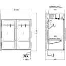 NordCap Dry Aged Beef Vitrine FRS 198-FB-Z (Aufbau)